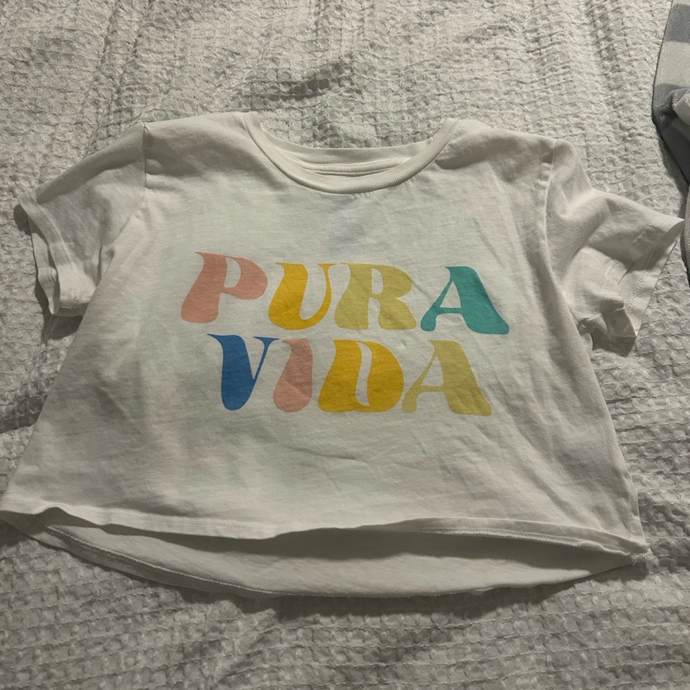 Pura Vida Colorful Crop Top